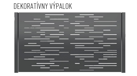 Palisádové a lamelové oplotenie / Dekoratívne plotové dielce